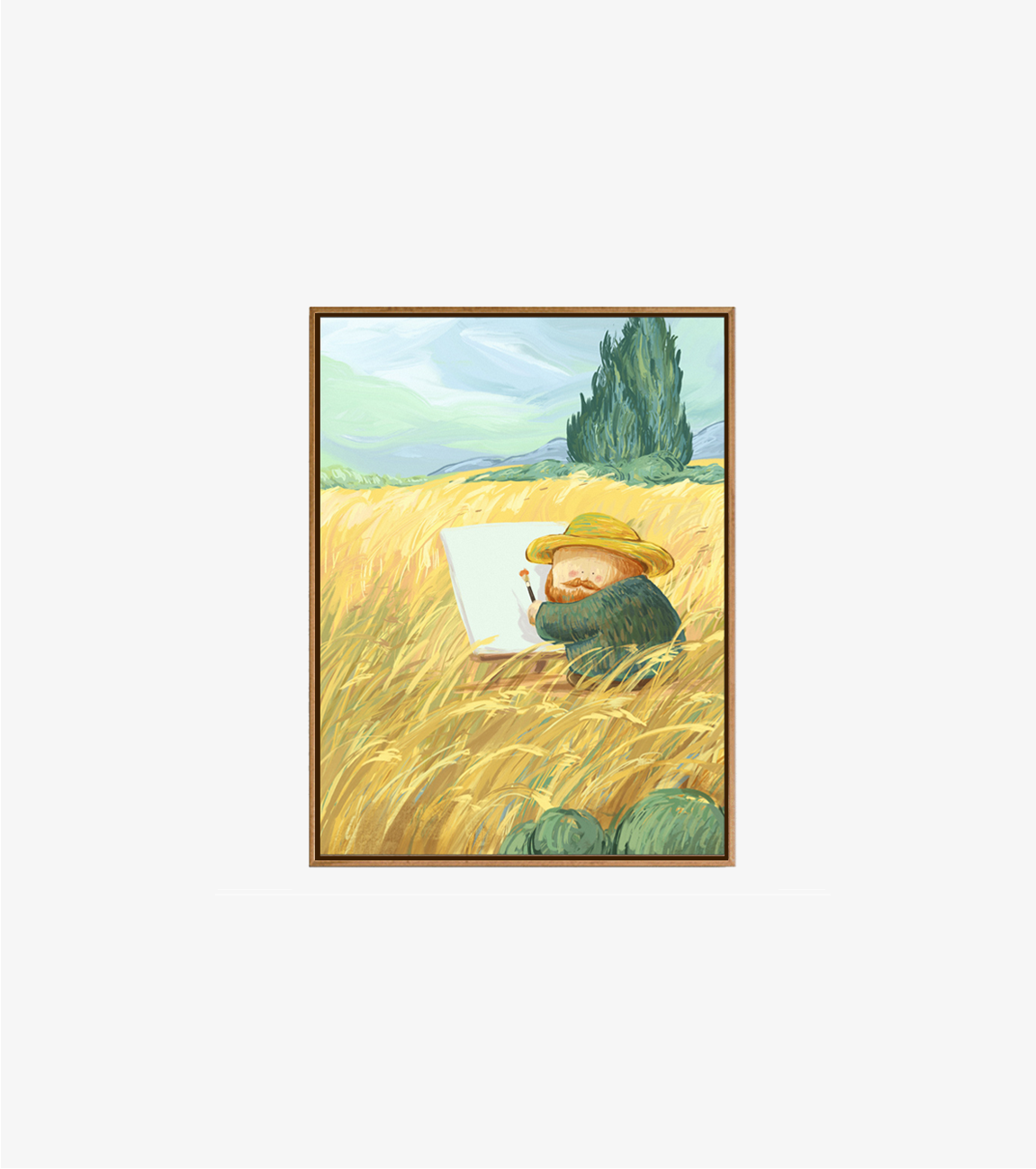 wheatfield with van gogh