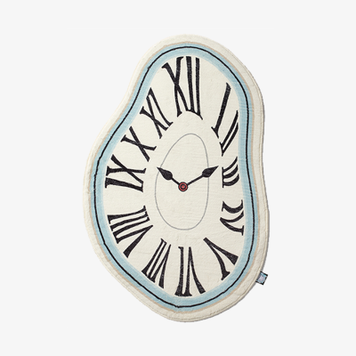 Dali's Melting Clock Rug